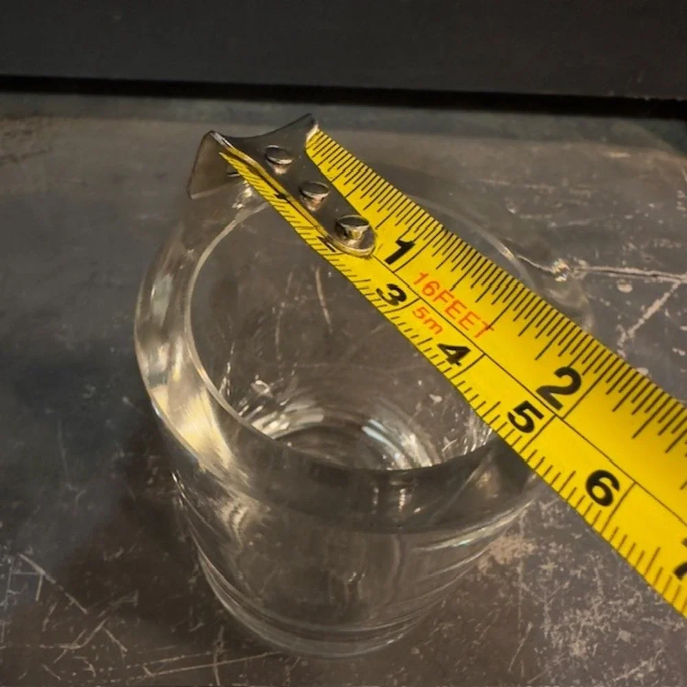 Clear Glass Tumbler Heavy Base Drinkware Barware Tableware 3